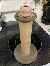 Vintage Wooden Yarn Spool Bobbins Textile Mill Industrial Antique