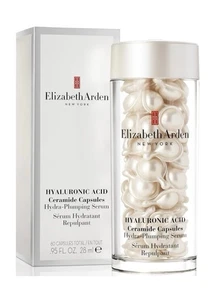 Elizabeth Arden Hyaluronic Acid Ceramide Hydra Plumping Serum  60 Capsules | New