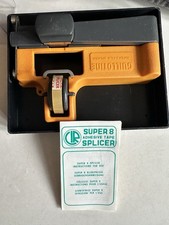 Vintage CIRO Super 8mm Film Adhesive Tape Splicer W/ Case Manual Tape