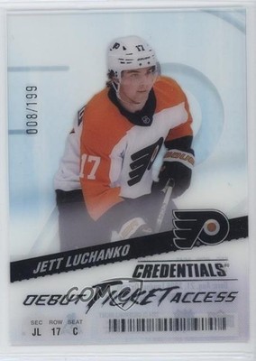 2024 Credentials Acetate Debut Ticket Access 8/199 Jett Luchanko Rookie RC 17fk