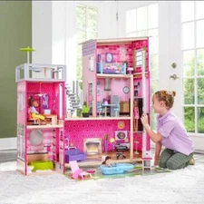 KidKraft Uptown Wooden Dollhouse – Model 65833 – New in Box