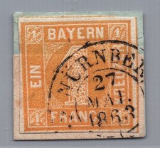 Bayern Michel-Nr. 8 gestempelt