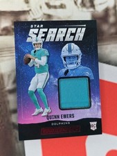 2025 Rookies & Stars Star Search Quinn Ewers Preferred RC #SS-QES - Dolphins