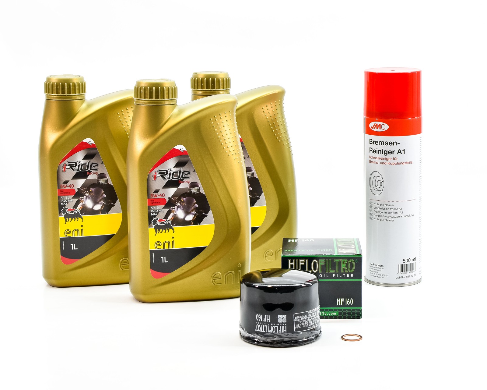 Kit vidange ENI 5w40 pour BMW F 850 GS protégeant le moteur contre l'usure prématurée