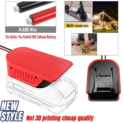 For Einhell 18V Li-Ion Battery Holder Dock DIY Adapter Power Wheels Connector