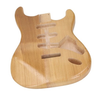 Unfertiger Korpus Aus Walnussholz Rohling Für E-Gitarre Mit Drei Oder Eine Fk1I