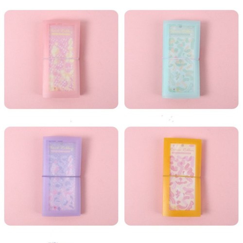 Slots Macaron Color Scrapbooking Storage Page Card Note Holder Sticker Storage - Picture 5 of 9