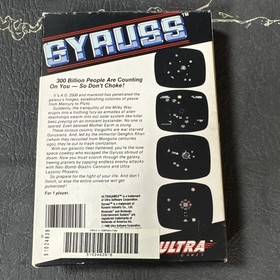 Gyruss (NES, Nintendo Entertainment System, 1989) With Box - Tested