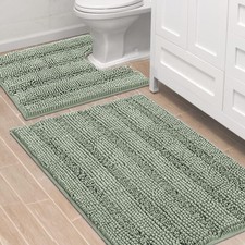 Bathroom Rugs Bath Rug Set 2 Piece Bathroom Contour Rug Toilet Mat Sets Non Slip