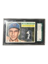 Hank Sauer Chicago Cubs 1956 Topps #41 SGC 4 Baseball Card