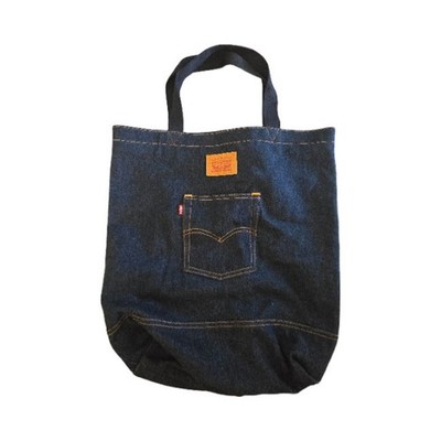 Levi s Denim Tote Bag Blue Canvas Shopper Shoulder Bag Casual Everyday