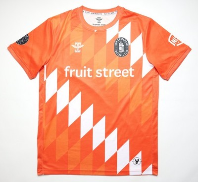NEW AMSTERDAM FC 2021 AWAY FOOTBALL SHIRT KIT SOCCER JERSEY ICARUS SIZE M MEDIUM