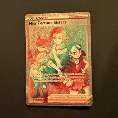 The Pokémon Company Miss Fortune Sisters 194/196 Lost Origin Full Art Holo EN