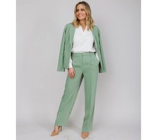 Candace Cameron Bure Regular Darted Full Straight Leg Pants Sage 16 New