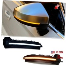 Dynamic Sequential LED Side Mirror Turn Signal Light Indicator Blinker White