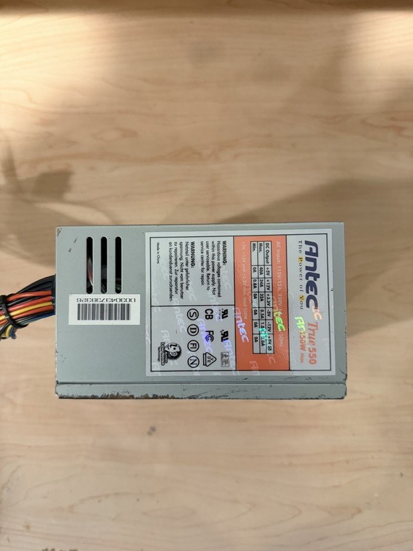 Antec TruePower Trio TP3-550 550 Watt ATX Computer Power Supply 02 TESTED WORKS