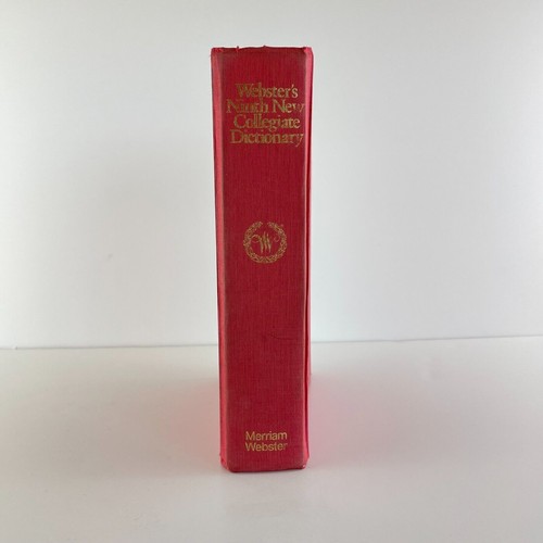 Vintage Webster’s Ninth New Collegiate Dictionary, 1983, Red - Picture 2 of 5