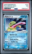 2005 POKEMON EX UNSEEN FORCES #107 POLITOED EX-HOLO PSA 7 on eBay