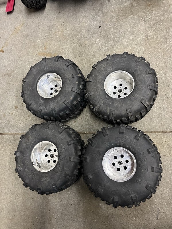 IMAX Swamp Kong Super Swamper  RC Tires and Rim Set Used