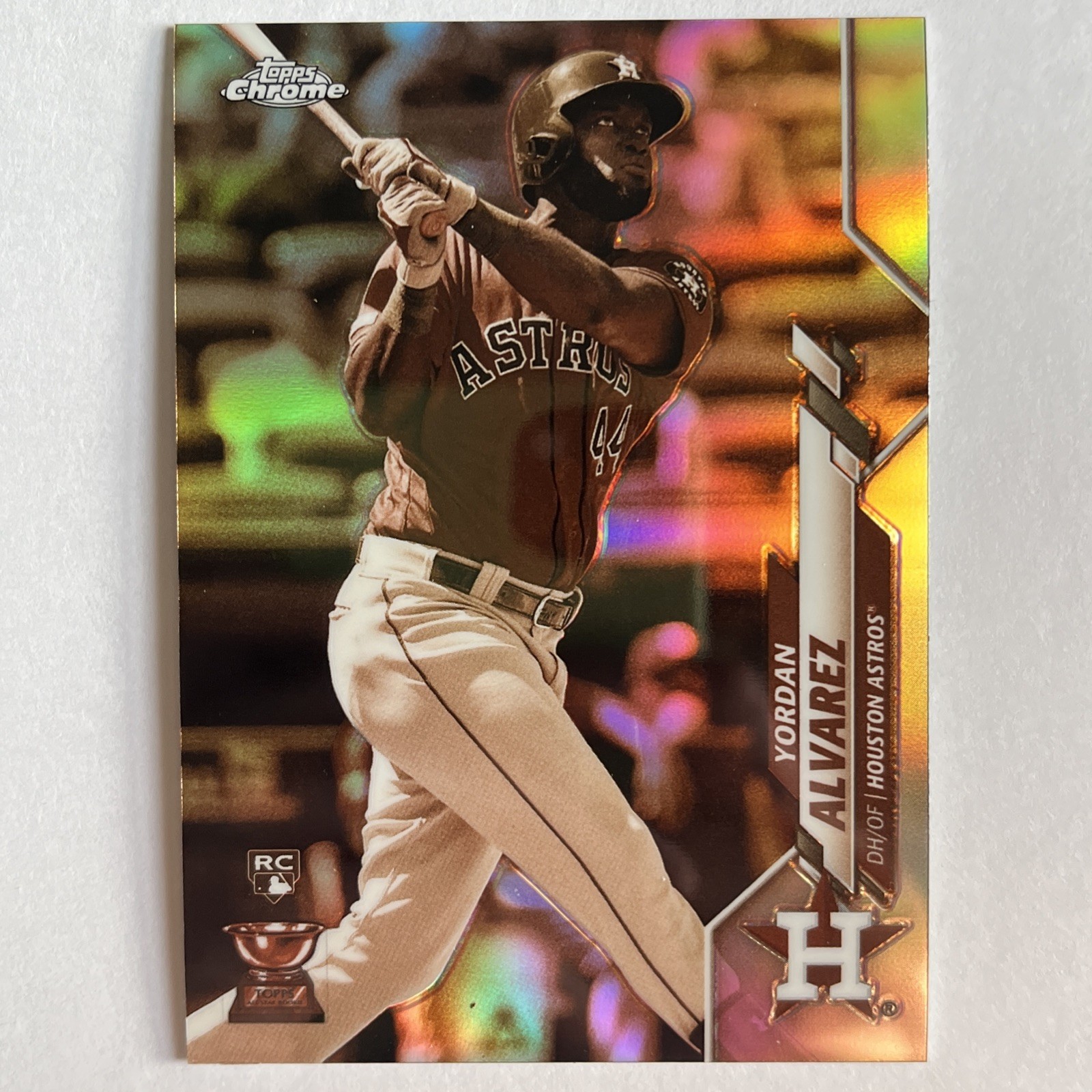 2020 Topps Chrome - Yordan Alvarez #200 Sepia Refractor (RC)