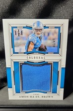 2023 Panini Nat. Treasures Colossal Materials Amon-Ra St. Brown#CMT-ASB /49 MEM