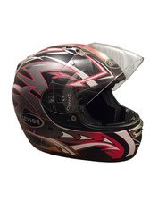 Levior Integralhelm Gr. M 57/58 Motorradhelm, Helm, Roller rot