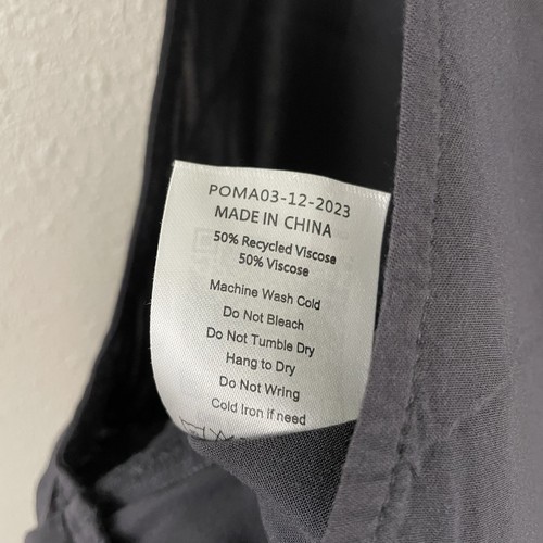 Passenger Womens L Gray Lazy Day Overalls Viscose Tie Shoulder Straps - Picture 7 of 7