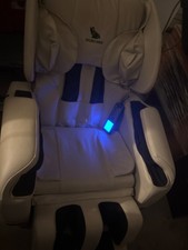 massage chair white recliner genius retail value 6000 good shape