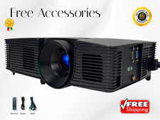 Dell 1220 DLP Projector for Conference Room 2700 Lumens PC 3D Ready 2160p w/Kit