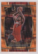 2021-22 Panini Select Concourse Orange Flash Prizm Josh Christopher #48 08aq