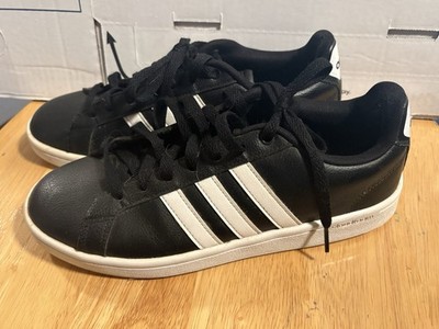 Adidas Men's Black/ White Cloud foam Athletic Shoe 9.5