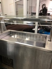 Stainless Steel Moffat Commercial Refrigerated Cold Food Server Counter
