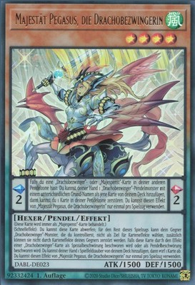 Majestät Pegasus, die Drachobezwingerin DABL-DE023 Ultra Rare Excellent 1st