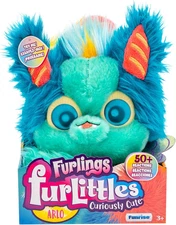 Furlings Furlittles Arlo 6.5-Inch Interactive Plush Toy 50+ Sounds & Expressions