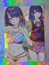 Card Godess Oshi No Ko Hoshino Ai Ruby Kana  Akane Sexy Holo Oil 