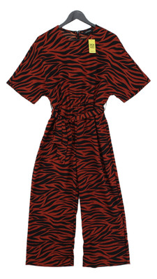 Monki Women's Jumpsuit S Multi Animal Print 100% Other Straight