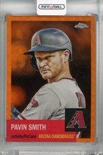 2022 Topps Chrome Platinum Pavin Smith Orange Wave /25