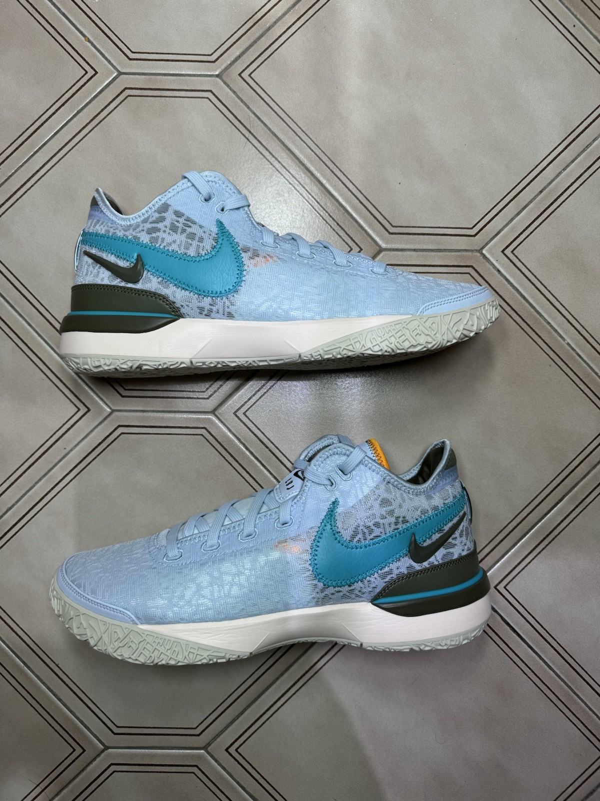 Nike Lebron Zoom NXXT Generation Teal Nebula Blue DR8784 400 Men Size 8.5