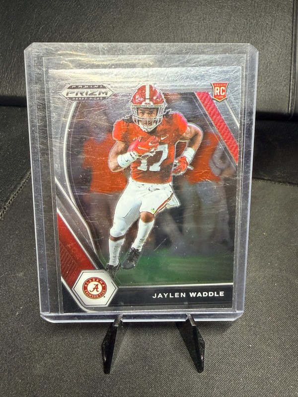2021 Panini Prizm Draft Picks Jaylen Waddle RC Rookie Card Alabama Dolphins #103