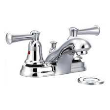 Moen CA41211 Capstone Bathroom Sink Faucet Two Handle Center Set - Chrome