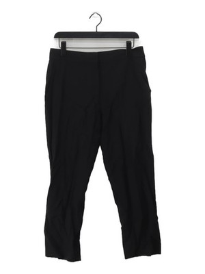 Ba&sh Damen Hose UK 10 schwarz Viskose mit Elasthan Skinny Chino