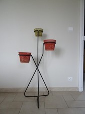 ancien porte plantes cache pot rigitulle MATHIEU MATEGOT flower pot stand