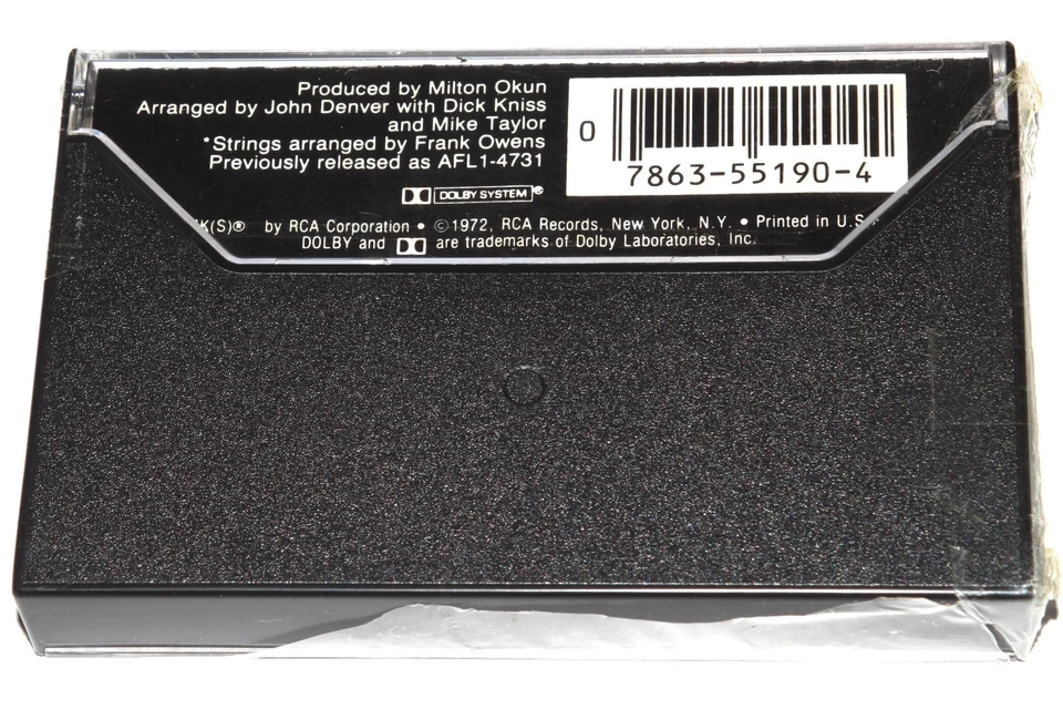 John Denver - Rocky Mountain High (Cassette Tape 1972) NEW SEALED - Image 2 of 4