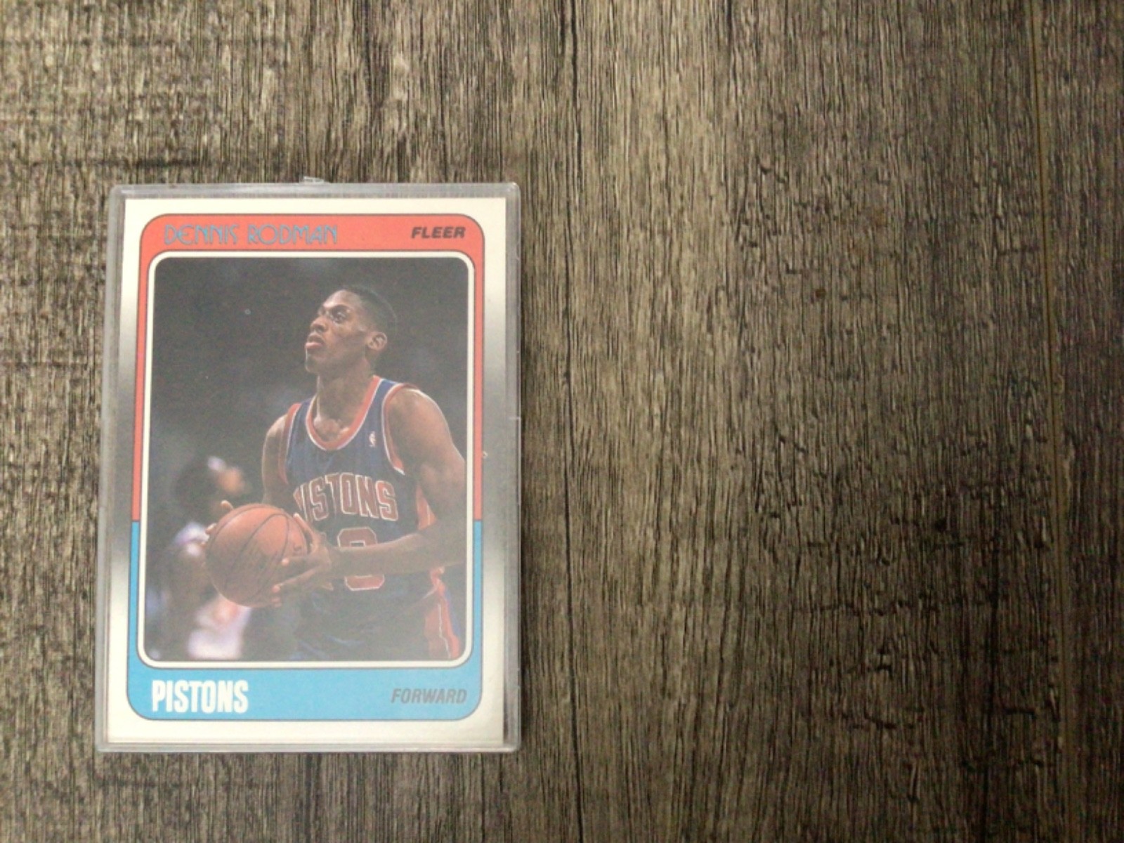 1988-89 Fleer - Dennis Rodman #43 (RC) Card #43