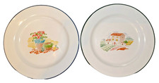 Tuscany Italy Villa Vineyard Geraniums Terracotta Pots Enameled Pasta Trays