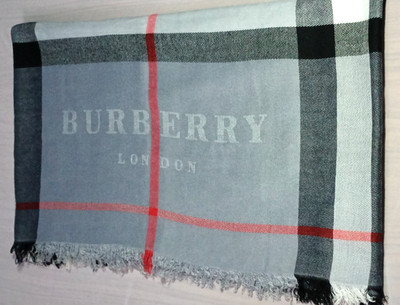 Burberry scarf 65 % wool,35% cashmere square shawl wrap stole