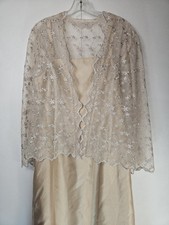 Jessica Howard 2 Piece Dress 12 Mother of Bride Evening Formal Jacket