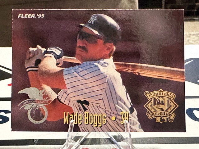 Wade Boggs 1995 Fleer All Star w Matt Williams #4! 2 Card Min! See Desc!