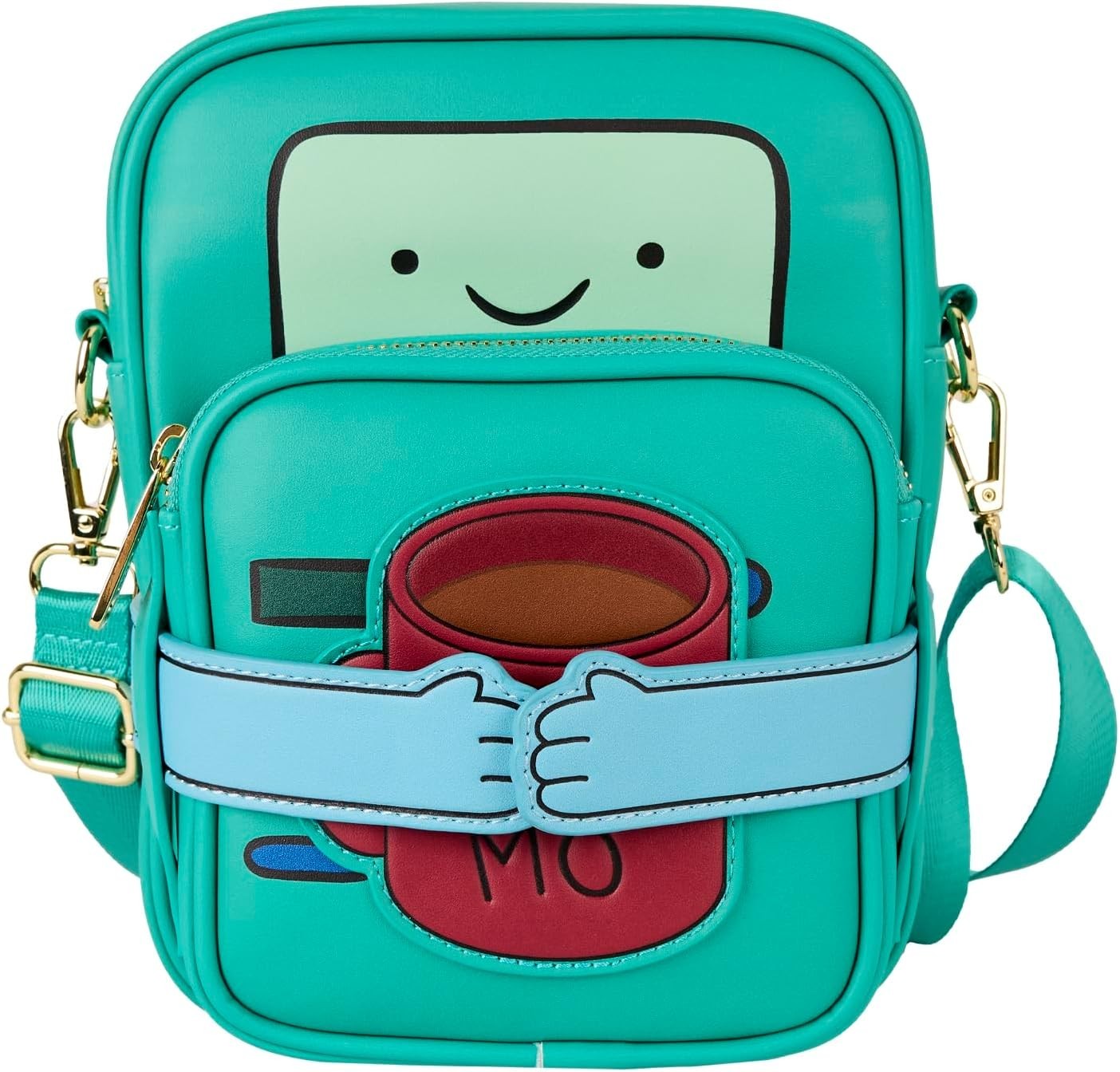 Loungefly Warner Bros Adventure Time BMO Crossbuddies Bag
