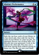 Abstract Performance 17 Commander: Secrets of Strixhaven Magic: The Gathering NM